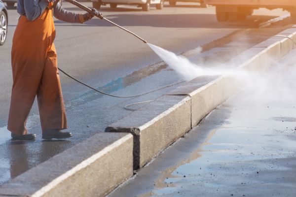 Commercial Concrete Cleaning in West Chester